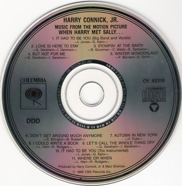 Harry Connick, Jr. : When Harry Met Sally... (Music From The Motion Picture) (CD, Album)