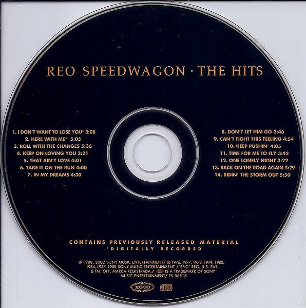 REO Speedwagon : The Hits (CD, Comp, RE)