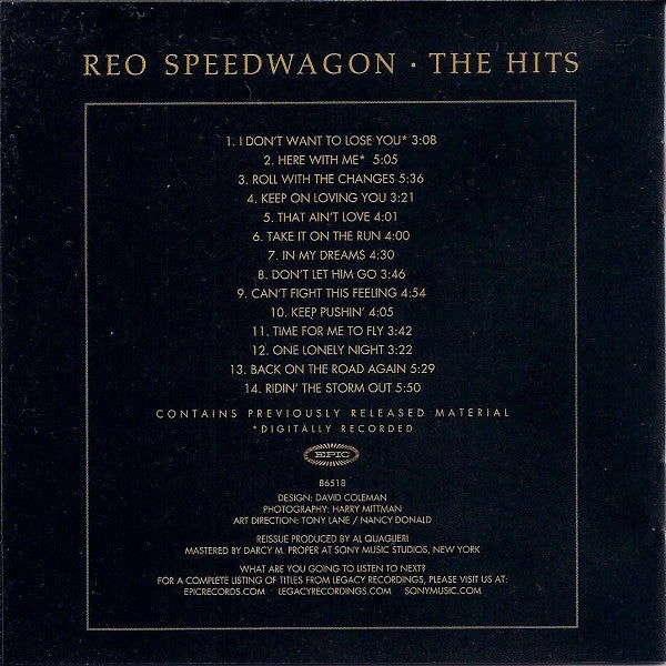 REO Speedwagon : The Hits (CD, Comp, RE)