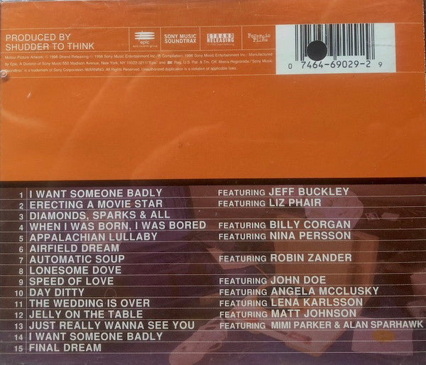Shudder To Think : Music From The Motion Picture First Love, Last Rites (CD, Album)