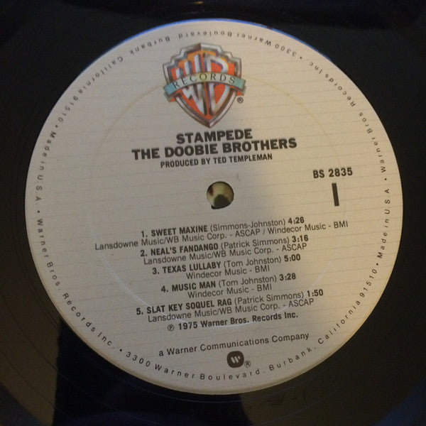 The Doobie Brothers : Stampede (LP, Album, Club, RE, Gat)