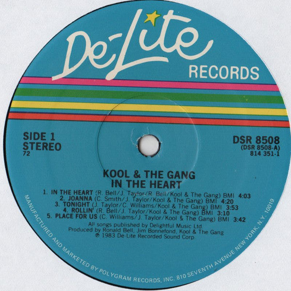 Kool & The Gang : In The Heart (LP, Album, 72 )