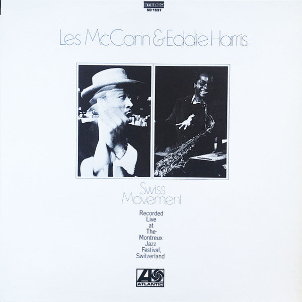 Les McCann & Eddie Harris : Swiss Movement (LP, Album, Spe)