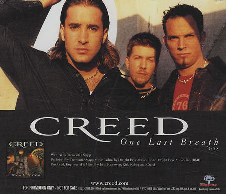 Creed (3) : One Last Breath (CD, Single, Promo)
