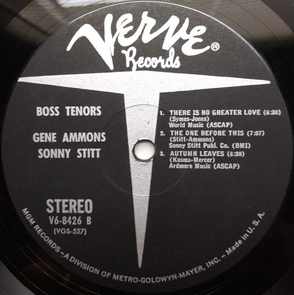 Gene Ammons / Sonny Stitt : Boss Tenors: Straight Ahead From Chicago August 1961 (LP, Album)