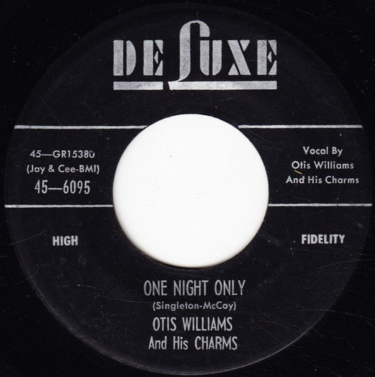 Otis Williams & The Charms : It's All Over (7")
