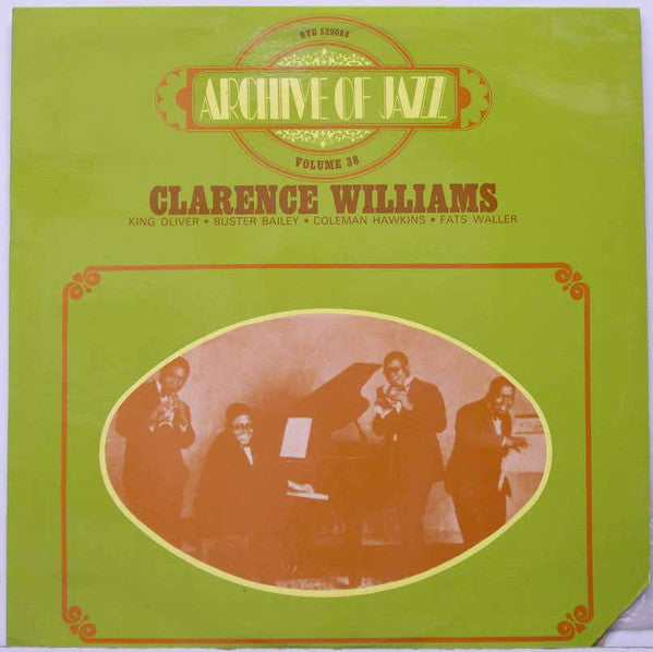 Clarence Williams : Archive Of Jazz Volume 38 (LP, Comp)