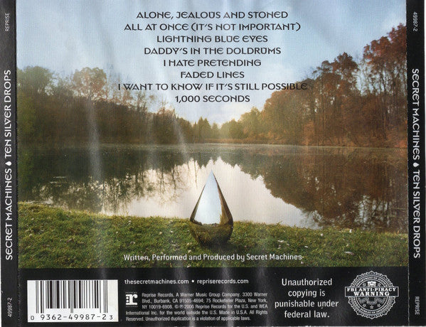 Secret Machines : Ten Silver Drops (CD, Album, O-C)