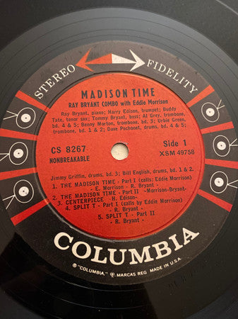 The Ray Bryant Combo : Madison Time (LP)