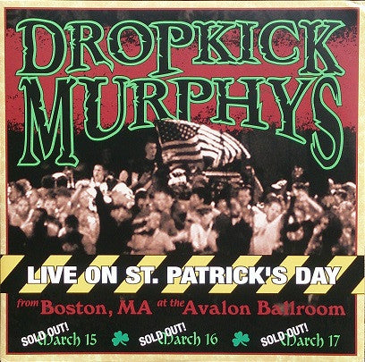 Dropkick Murphys : Live On St. Patrick's Day (2xLP, Album, RP, Gre)
