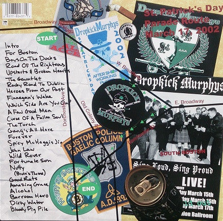 Dropkick Murphys : Live On St. Patrick's Day (2xLP, Album, RP, Gre)