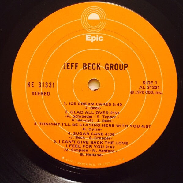 Jeff Beck Group : Jeff Beck Group (LP, Album, RP, Ter)