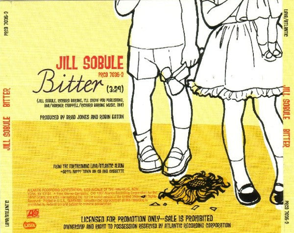 Jill Sobule : Bitter (CD, Single, Promo)