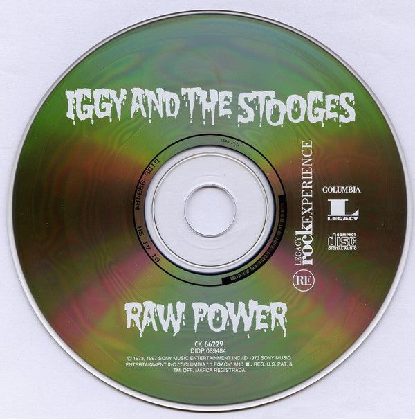 Iggy And The Stooges* : Raw Power (CD, Album, RE, RM)