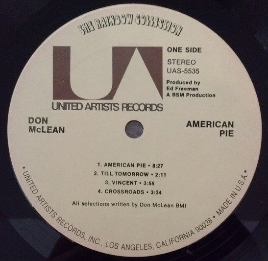 Don McLean : American Pie (LP, Album, Ter)