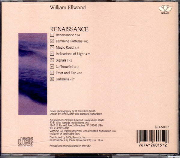 William Ellwood : Renaissance (CD, Album)