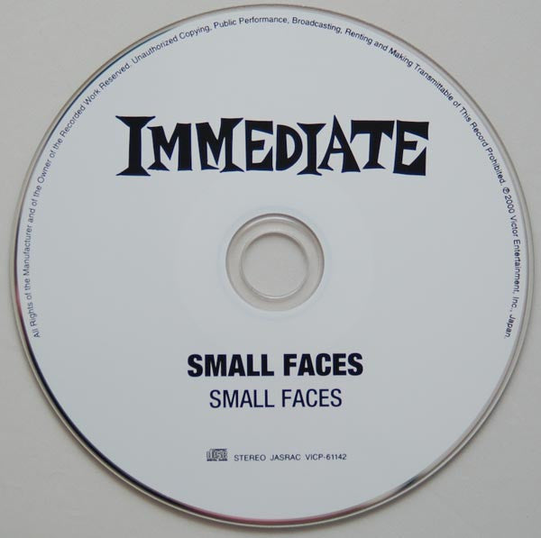 Small Faces : Small Faces (CD, Album, RE, RM, Pap)