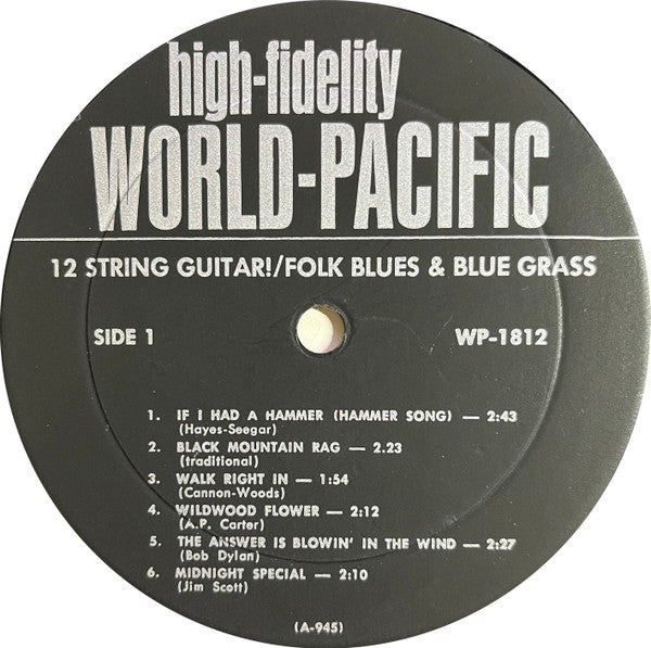 The Folkswingers : 12 String Guitar! (LP, Album)