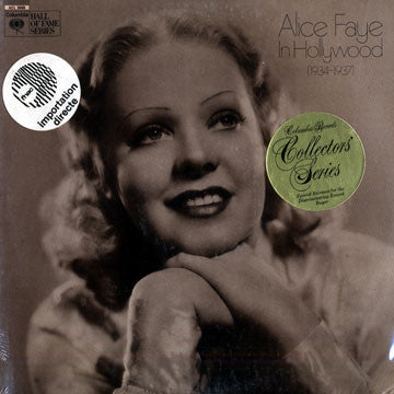 Alice Faye : In Hollywood (1934-1937) (LP, Comp)