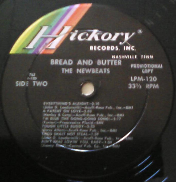 The Newbeats : Bread & Butter (LP, Album, Mono, Promo)