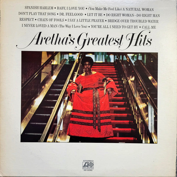 Aretha Franklin : Aretha's Greatest Hits (LP, Comp, Club, PR)
