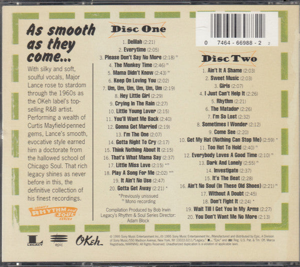 Major Lance : Everybody Loves A Good Time!: The Best Of Major Lance (2xCD, Comp, Mono, RE, RM)