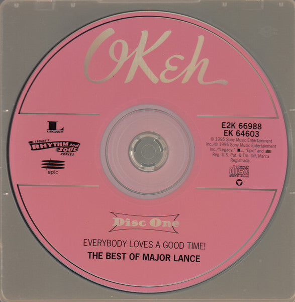 Major Lance : Everybody Loves A Good Time!: The Best Of Major Lance (2xCD, Comp, Mono, RE, RM)