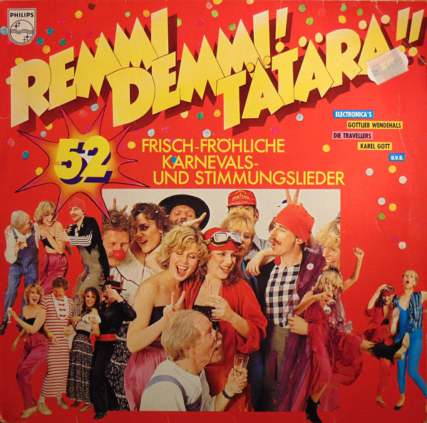 Various : Remi Demmi! Tätärä!! (52 Frisch-Fröhliche Karnevals- Und Stimmungslieder) (LP, Comp)