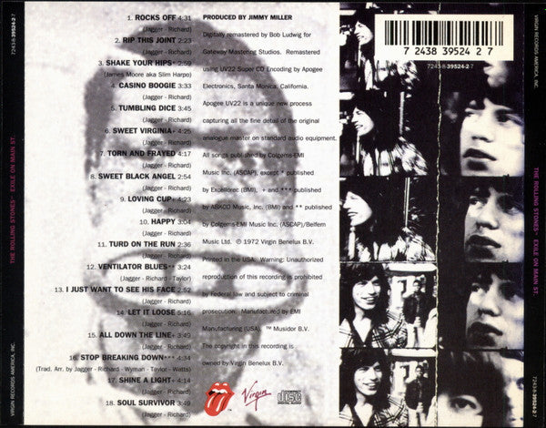 The Rolling Stones : Exile On Main St. (CD, Album, RE, RM)