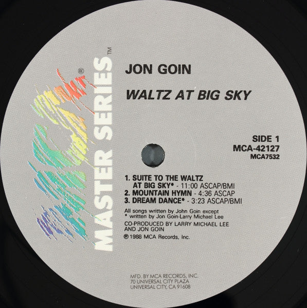 Jon Goin : Waltz At Big Sky (LP, Album)