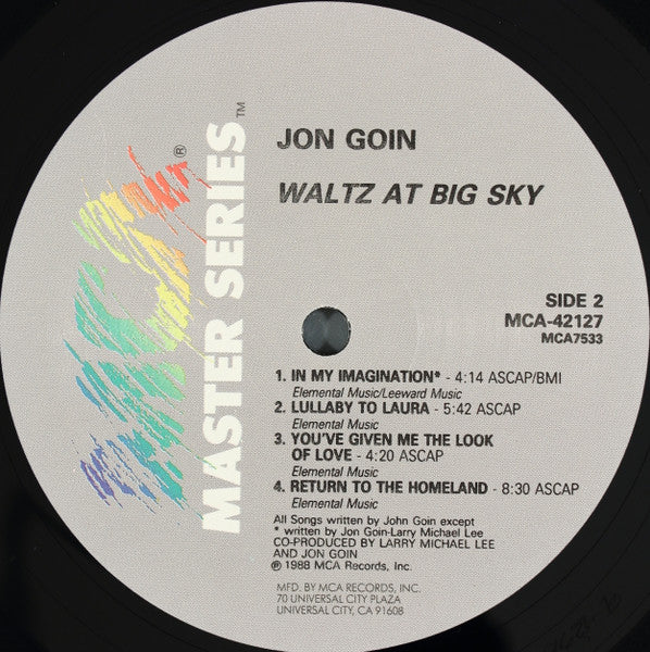 Jon Goin : Waltz At Big Sky (LP, Album)
