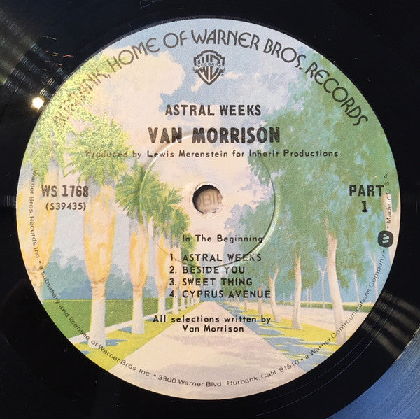 Van Morrison : Astral Weeks (LP, Album, RP, Win)