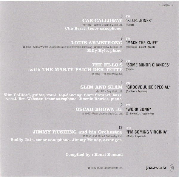 Various : Jazz Singers (CD, Comp)