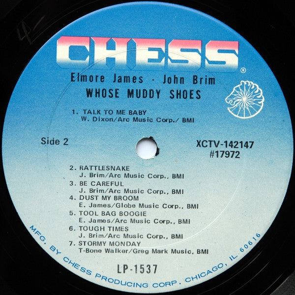 Elmore James  -  John Brim : Whose Muddy Shoes (LP, Comp, Mono, Ter)