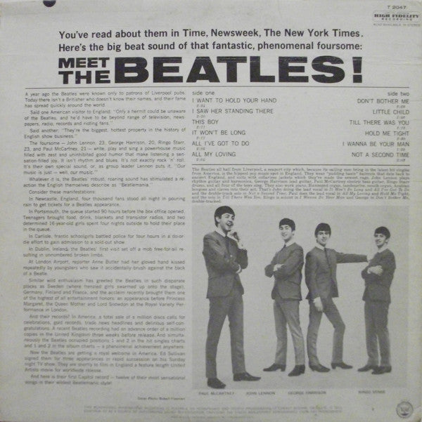 The Beatles : Meet The Beatles! (LP, Album, Mono, Roc)