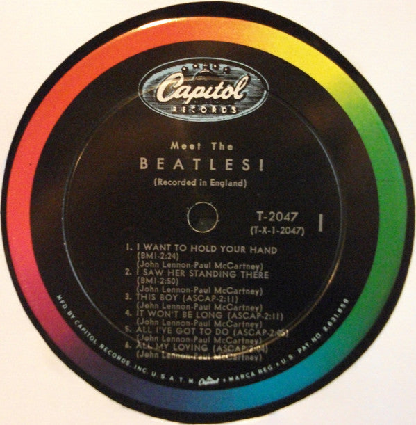 The Beatles : Meet The Beatles! (LP, Album, Mono, Roc)