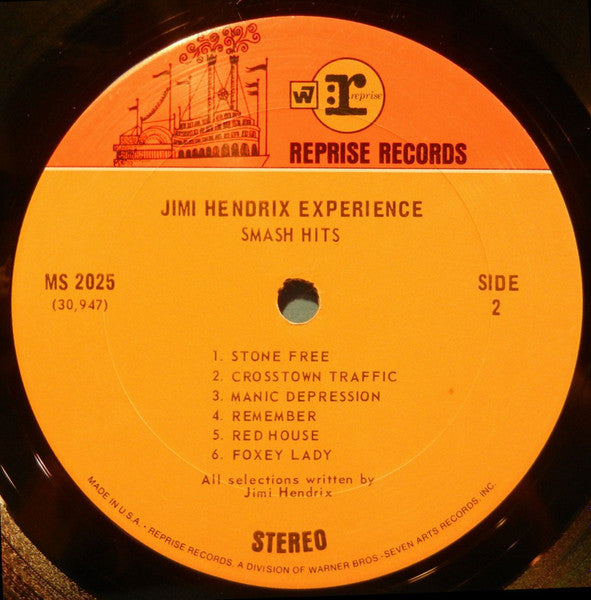 The Jimi Hendrix Experience : Smash Hits (LP, Comp)