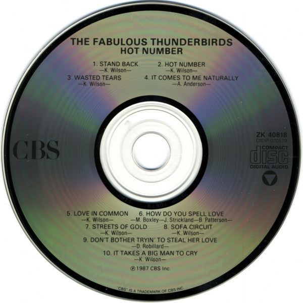 The Fabulous Thunderbirds : Hot Number (CD, Album)