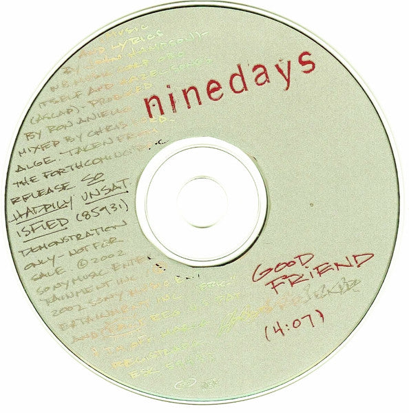 Nine Days : Good Friend (CD, Single, Promo)