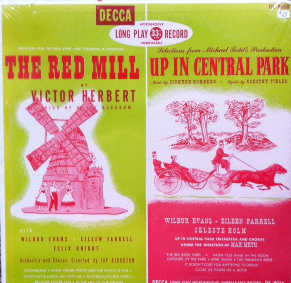 Wilbur Evans, Eileen Farrell, Felix Knight, Celeste Holm : The Red Mill And Up In Central Park (LP, Album)