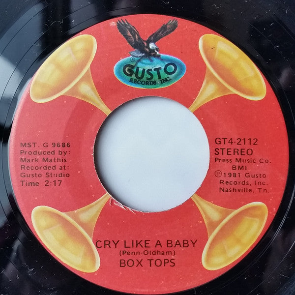 Box Tops : Cry Like A Baby / The Letter (7", Single, RE)