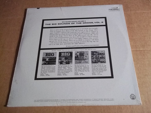No Artist : The Big Sounds Of The Drags: Volume 2 (LP, Mono, Scr)