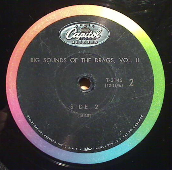 No Artist : The Big Sounds Of The Drags: Volume 2 (LP, Mono, Scr)