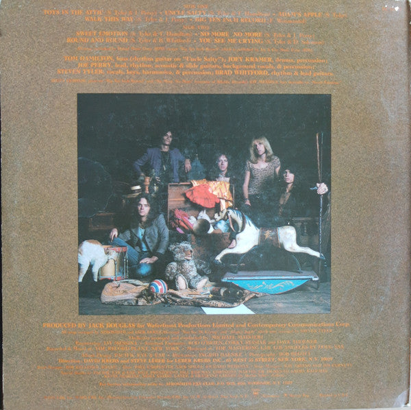 Aerosmith : Toys In The Attic (LP, Album, Fir)