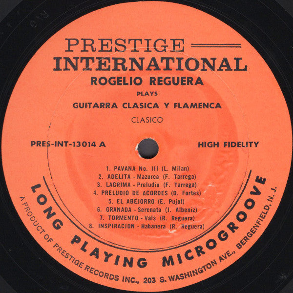 Rogelio Reguera : Guitarra Clasica Y Flamenca (LP)