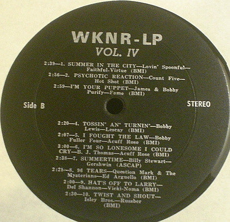 Various : WKNR Keener Gold Volume Four (LP, Comp)