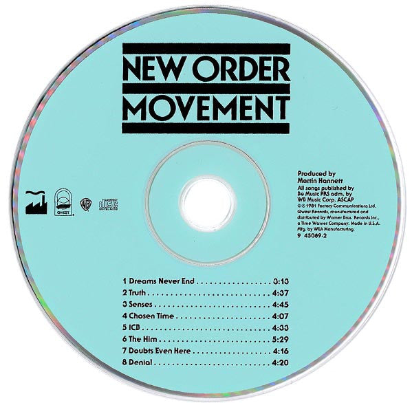 New Order : Movement (CD, Album, RE, SRC)