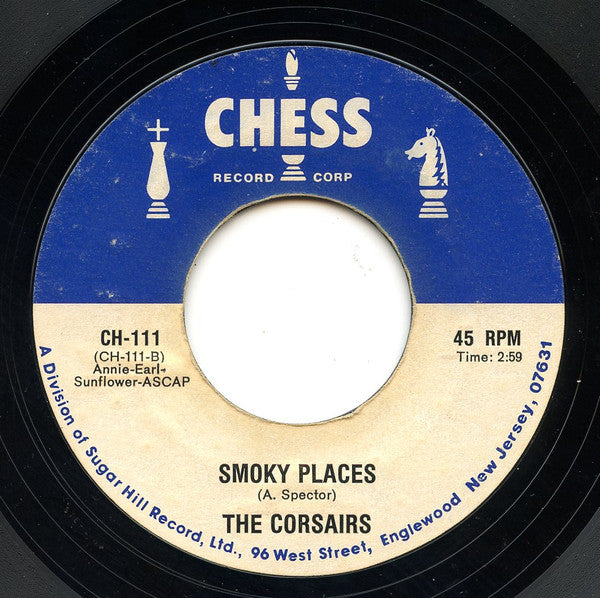 The Jaynettes* / The Corsairs : Sally Go Round The Roses / Smoky Places (7", Single, Styrene)