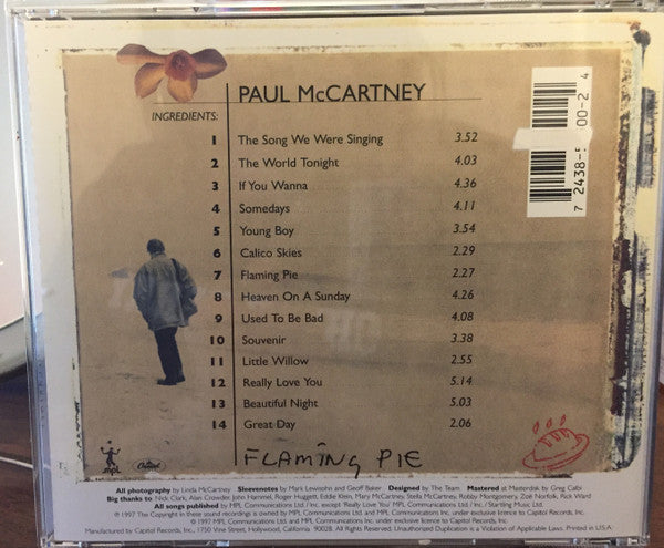 Paul McCartney : Flaming Pie (CD, Album, Promo)