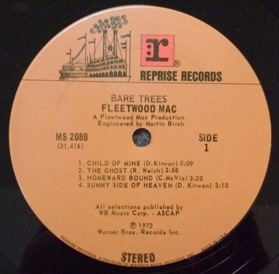 Fleetwood Mac : Bare Trees (LP, Album, Pit)